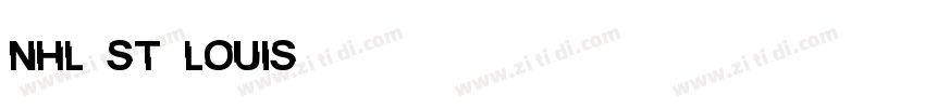 NHL St Louis字体转换